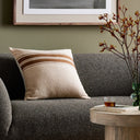 Handwoven Merido Pillow - Beige - 22X22 Cover Only