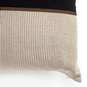Elegant Handwoven Merido Pillow - Black - 22X22 Cover Insert
