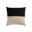 Elegant Handwoven Merido Pillow - Black - 22X22 Cover Only