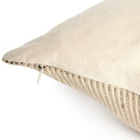 Handwoven Merido Pillow - Beige - 20X20 Cover Only