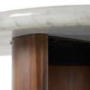 Verity Large Console Table - Italian White Marble