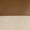 Premium Leather and Linen Pillow - 20X20