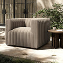 Solara Augustine Outdoor Swivel Chair - Casa Grey