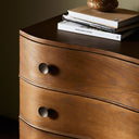 Aria Tiago Nightstand - Toasted Oak
