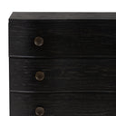 Aria Tiago Nightstand - Distressed Black