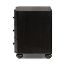Aria Tiago Nightstand - Distressed Black