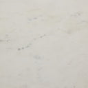 Verano Hammered Iron Coffee Table - White Marble Hammered Black Iron