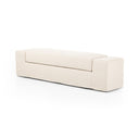 Verano Wide Arm Slipcover Accent Bench - Brussels Natural