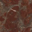 Aveline Modern Marble Plinth End Table - Smoke and Russet Marble