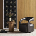 Vesper Hawkins Swivel Chair - Sonoma Black