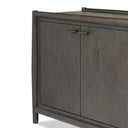 Aveline 6 Door Sideboard - Smoked Black Oak