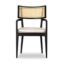 Aveline Britt Dining Armchair - Brushed Ebony