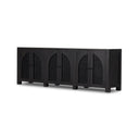 Verity Tilda 6 Door Sideboard - Black Wash Mango