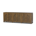 Verity Tilda 6 Door Sideboard - Taupe Mango