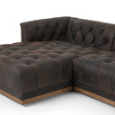 Maxx 2-Piece Sectional - Destroyed Black Left Arm Facing 109