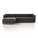 Maxx 2-Piece Sectional - Destroyed Black Left Arm Facing 109