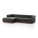 Maxx 2-Piece Sectional - Destroyed Black Left Arm Facing 109