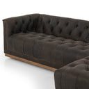 Maxx 2-Piece Sectional - Destroyed Black Right Arm Facing 109