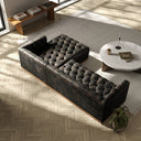 Maxx 2-Piece Sectional - Destroyed Black Right Arm Facing 109