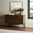 Orion Trey Modular Wide Filing Cabinet - Auburn Poplar