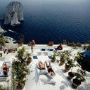 Aetherial IL Canille by Slim Aarons - 72X48 White Maple Floater