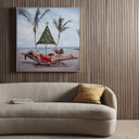 Artistry Luxe Palm Beach Idyll by Slim Aarons - 48X48 Natural Maple Floater