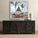 Artistry Luxe Palm Beach Idyll by Slim Aarons - 48X48 White Maple Floater