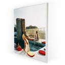 Vista Penthouse Pool by Slim Aarons - 48X48 White Maple