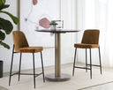 ZEKE COUNTER STOOL - BLACK BERGEN MARMALADE