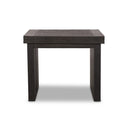 Finch End Table - Worn Black Veneer