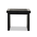 Aveline End Table - Worn Black Veneer