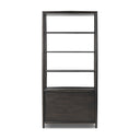 Aria Bookcase - Smoked Black Oak