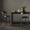 Luxe Amare Bar Counter Stool - Counter Sonoma Black