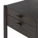 Verity Glenview Desk - Smoked Black Oak
