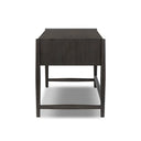 Verity Glenview Desk - Smoked Black Oak
