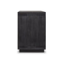 Haven Warby Media Console - Worn Black Oak Veneer