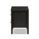 Verity Roark Nightstand - Ebony Oak Veneer