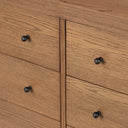 Aria Roark 6 Drawer Dresser - Amber Oak Veneer