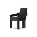 Luxe Roxy Dining Armchair - Gibson Black