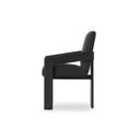 Luxe Roxy Dining Armchair - Gibson Black