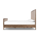 Solstice Bed - King Weathered Oak Veneer