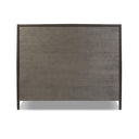 Solstice Bed - King Cracked Smoked Black Veneer