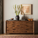 Aurelia Glenview 6 Drawer Dresser - Weathered Oak