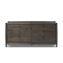 Aurelia Glenview 6 Drawer Dresser - Smoked Black Oak