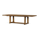 Versatile Otto Extension Dining Table - Waxed Pine