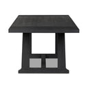 Versatile Otto Extension Dining Table - Black Pine