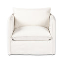 Aveline Outdoor Swivel Chair - Alessi Linen