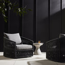 Rivara Porto Outdoor Swivel Chair - Venao Charcoal