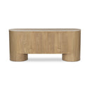Aveline Giovani Media Console - Natural Travertine