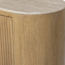 Aveline Giovani Media Console - Natural Travertine